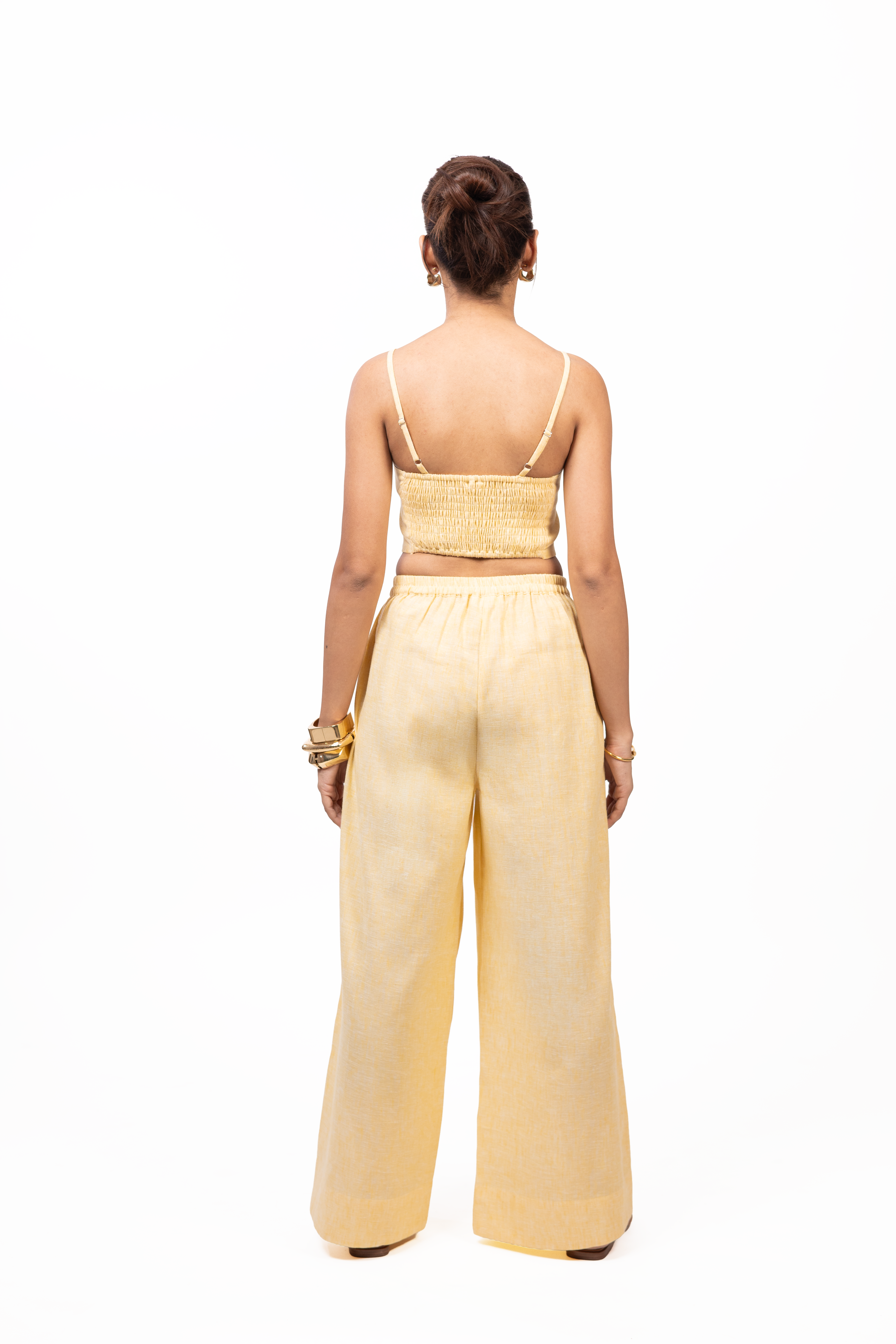 Cropped Square-Neck Co-ord