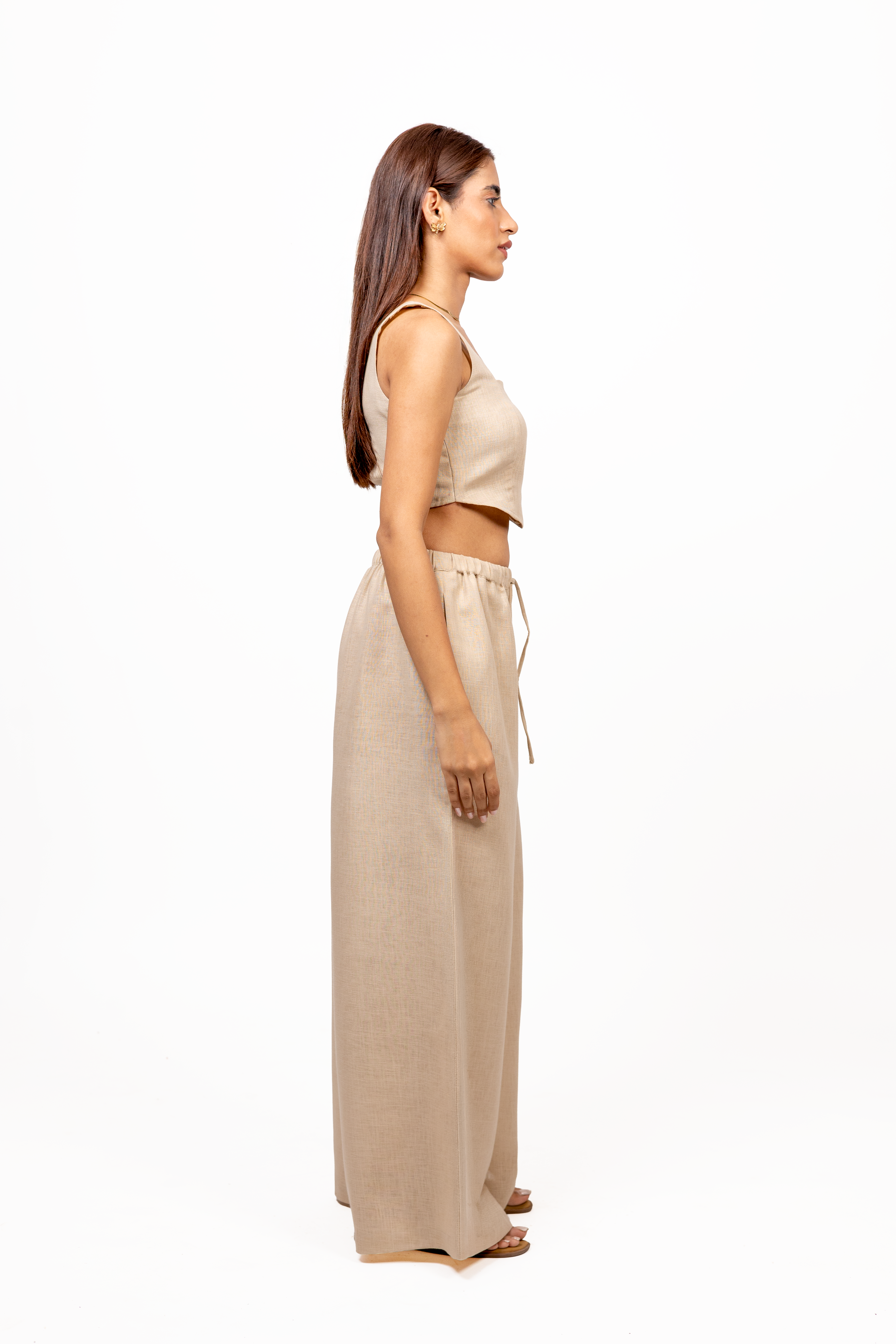 Drawstring Palazzo Co-ord