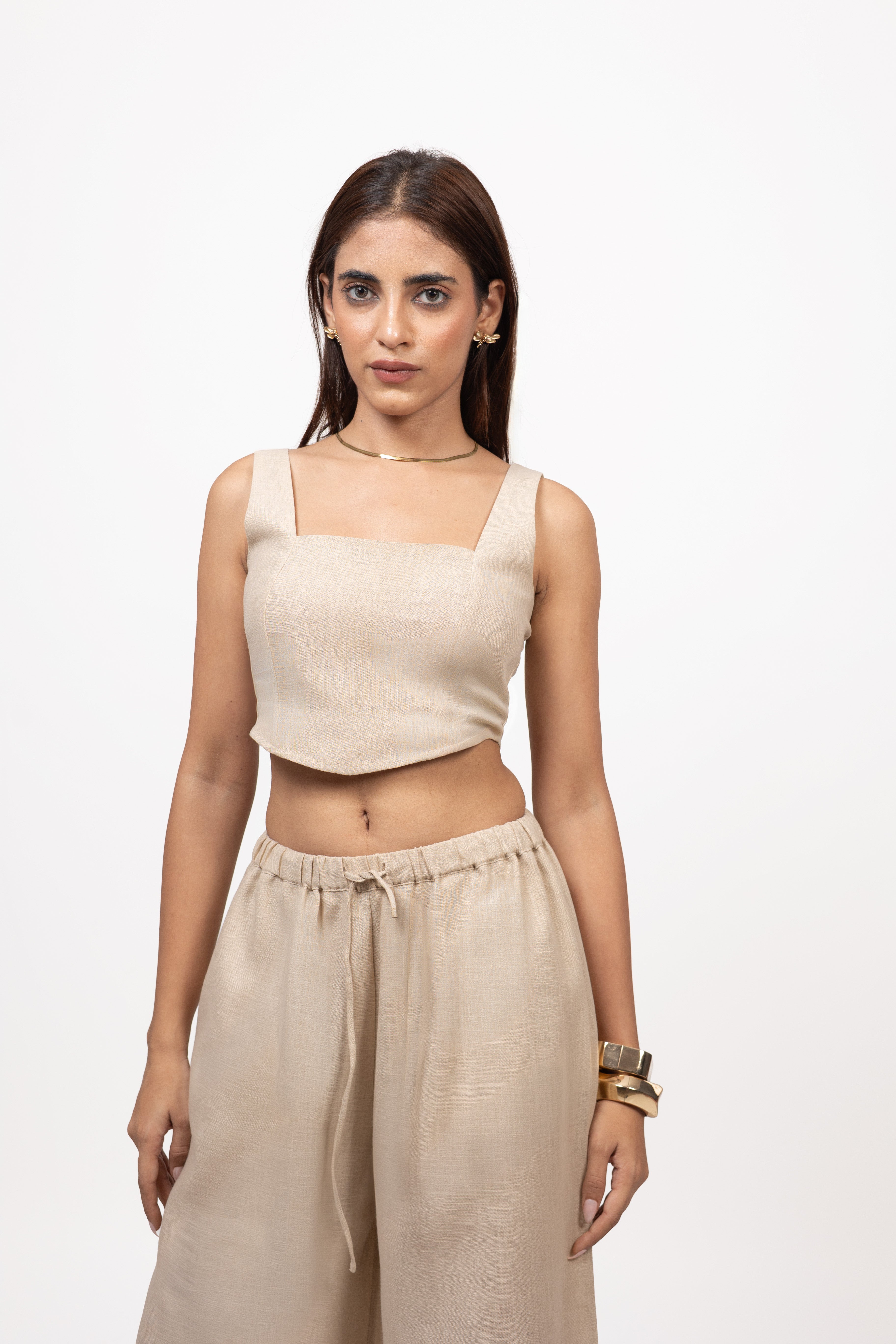 Drawstring Palazzo Co-ord