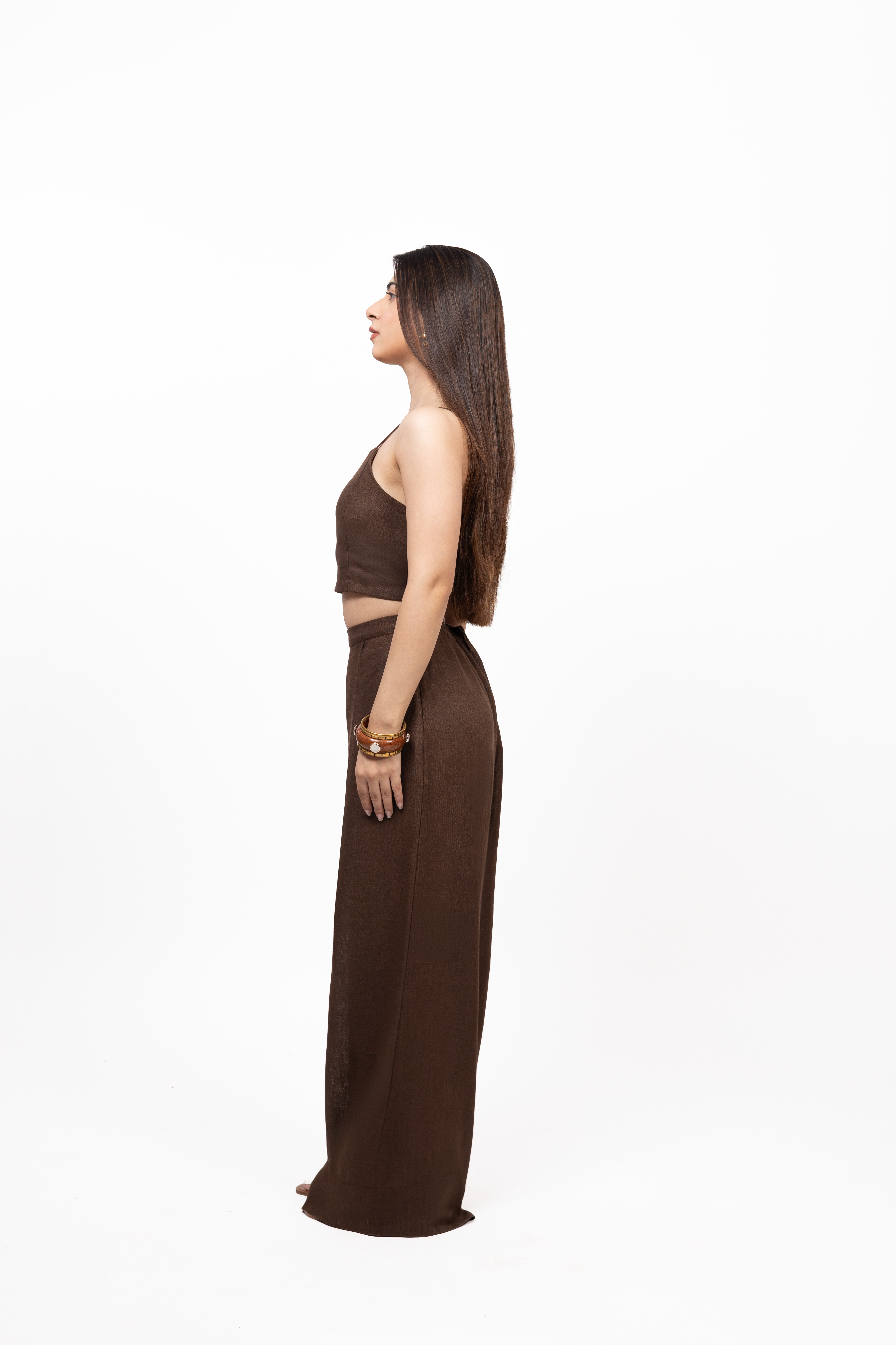Cropped Square-Neck Co-ord
