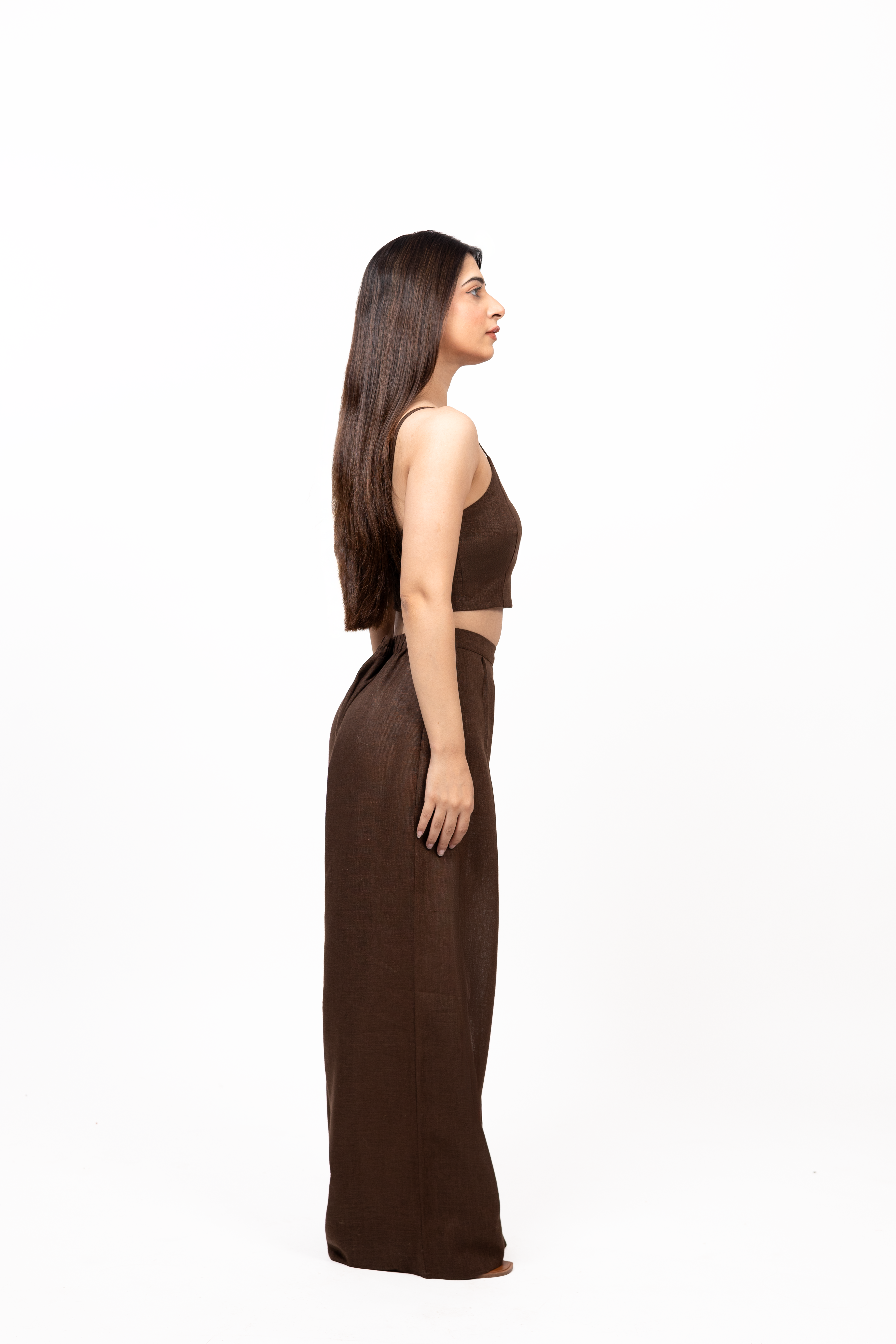 Cropped Square-Neck Co-ord