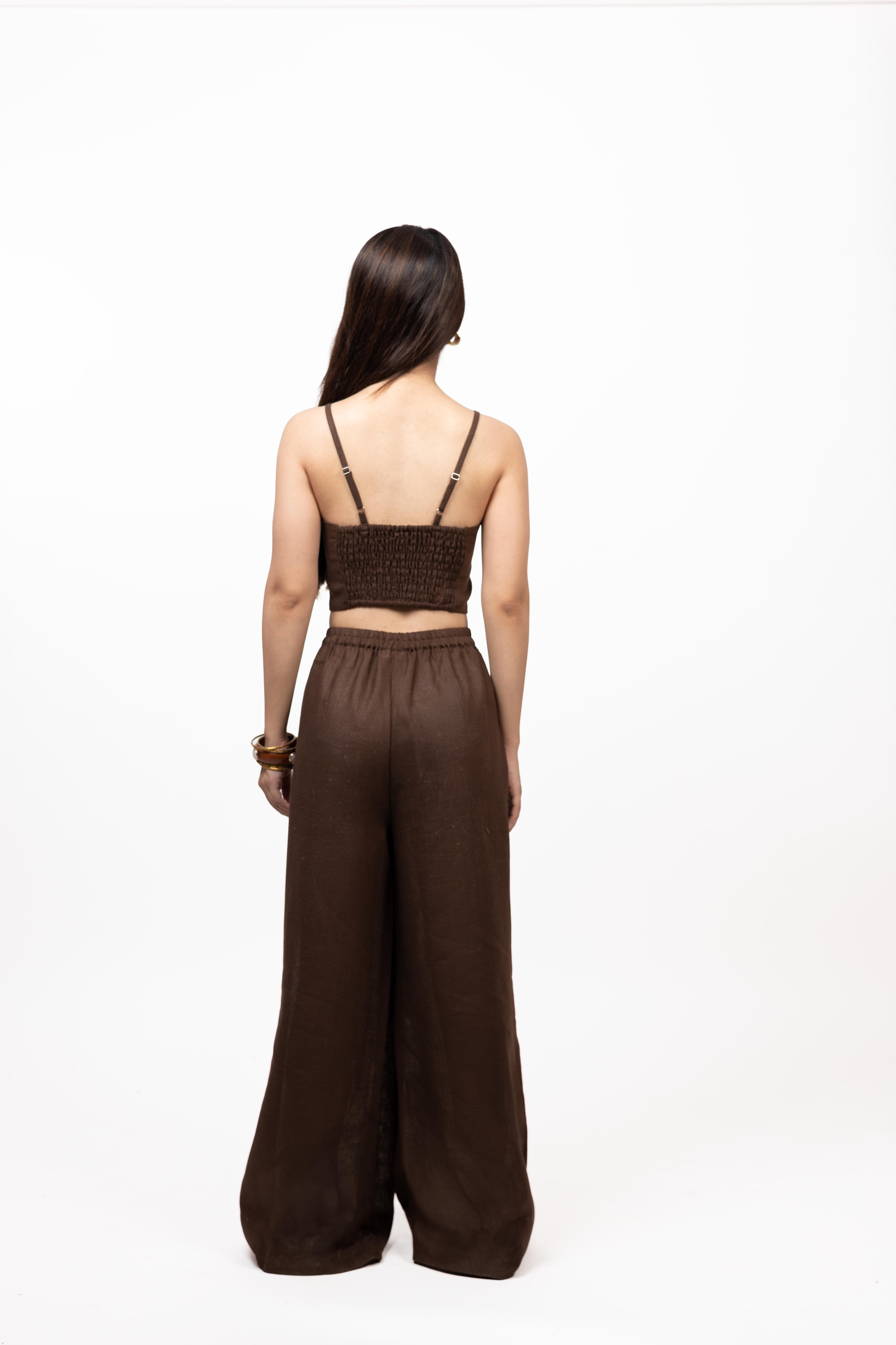 Cropped Square-Neck Co-ord
