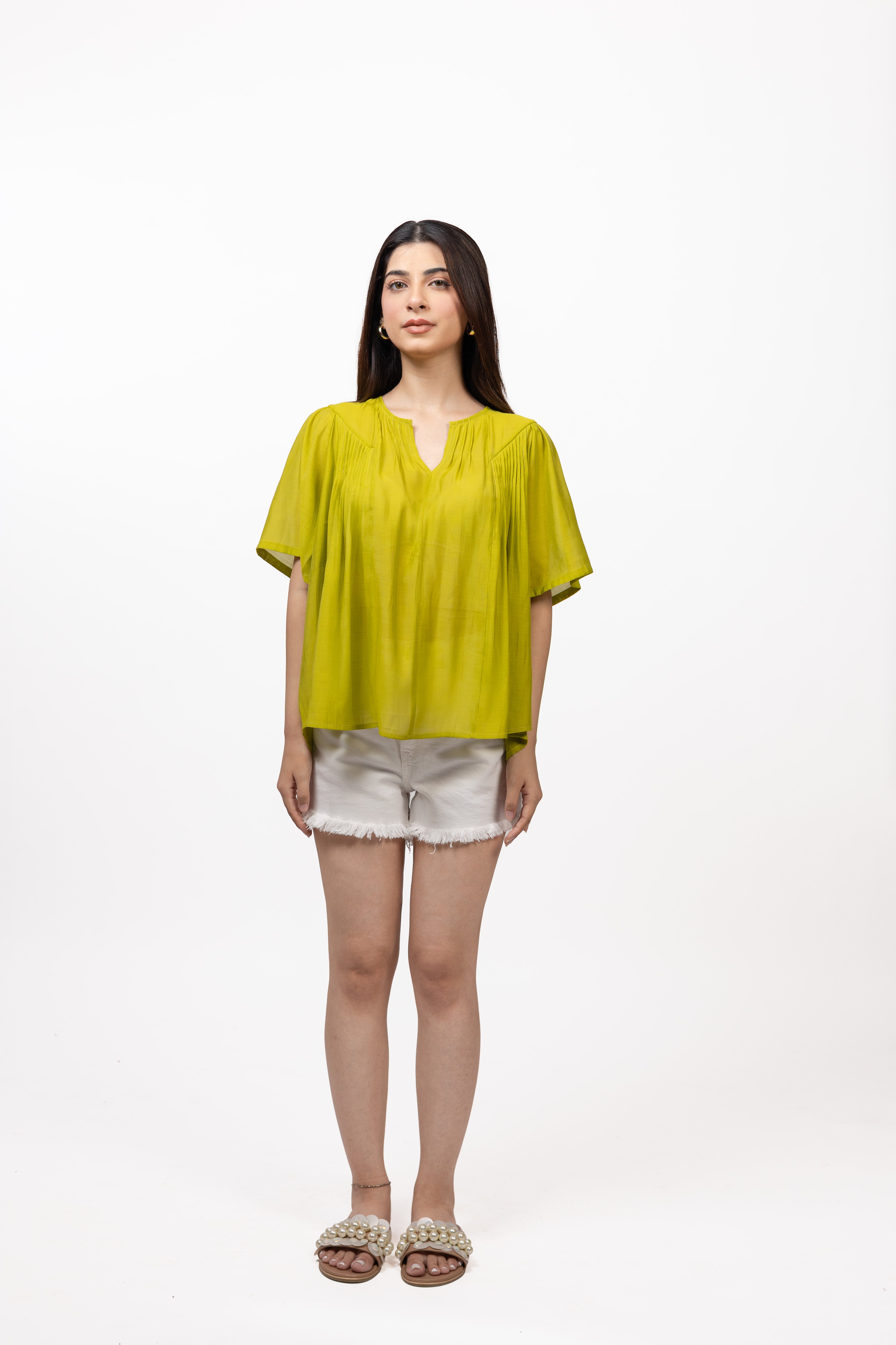 Pintuck Blouse
