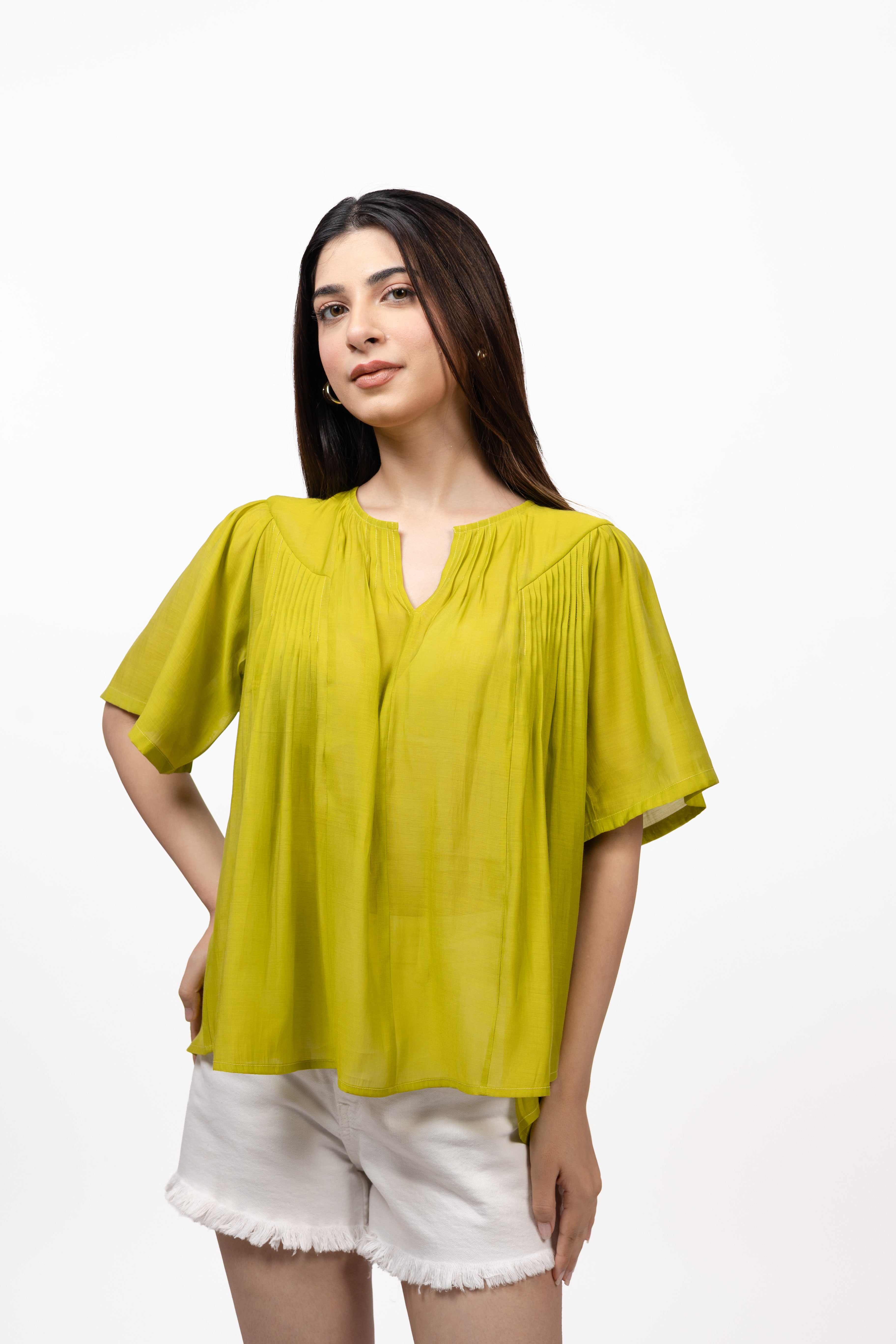 Pintuck Blouse
