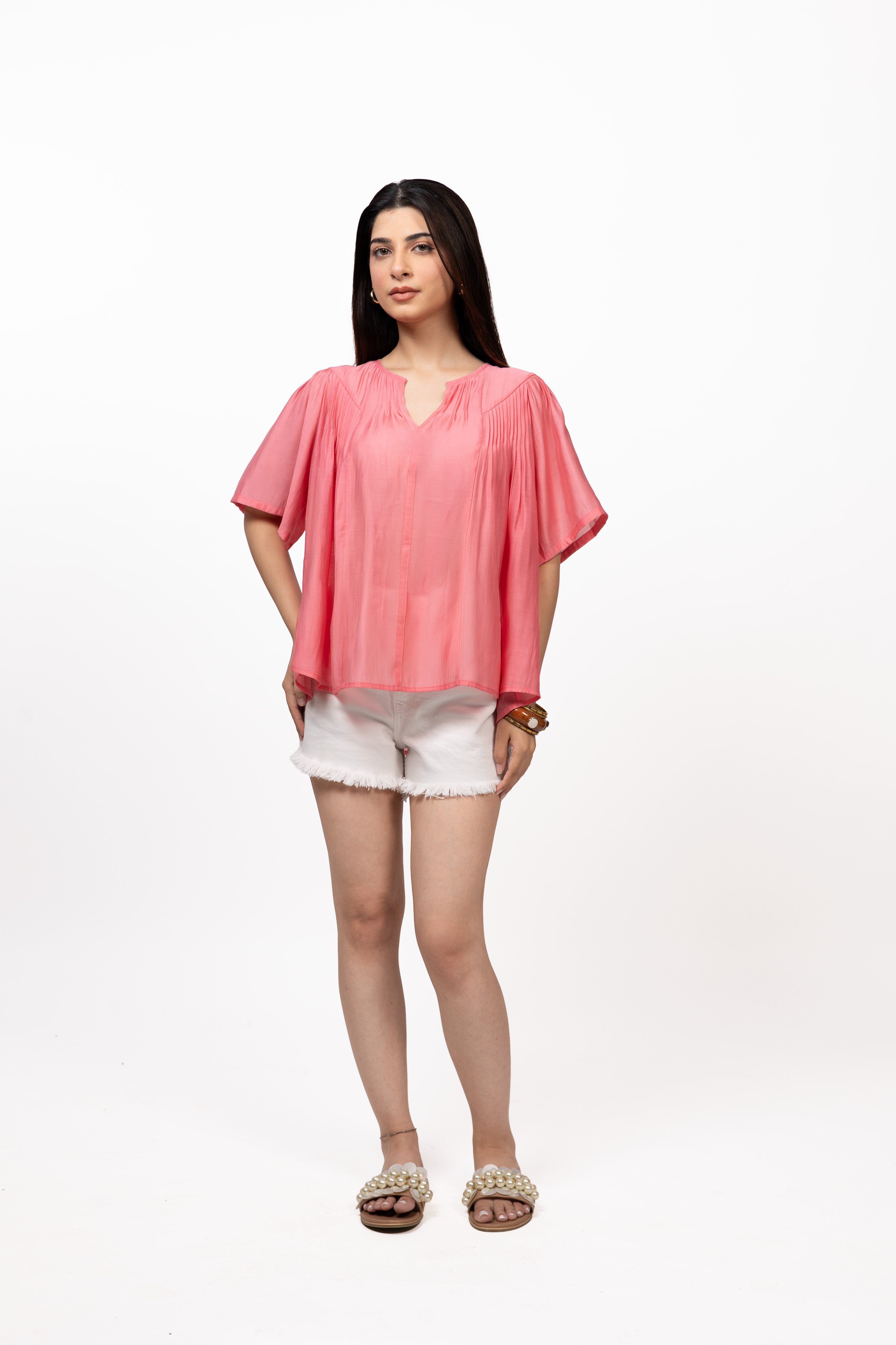 Pintuck Blouse