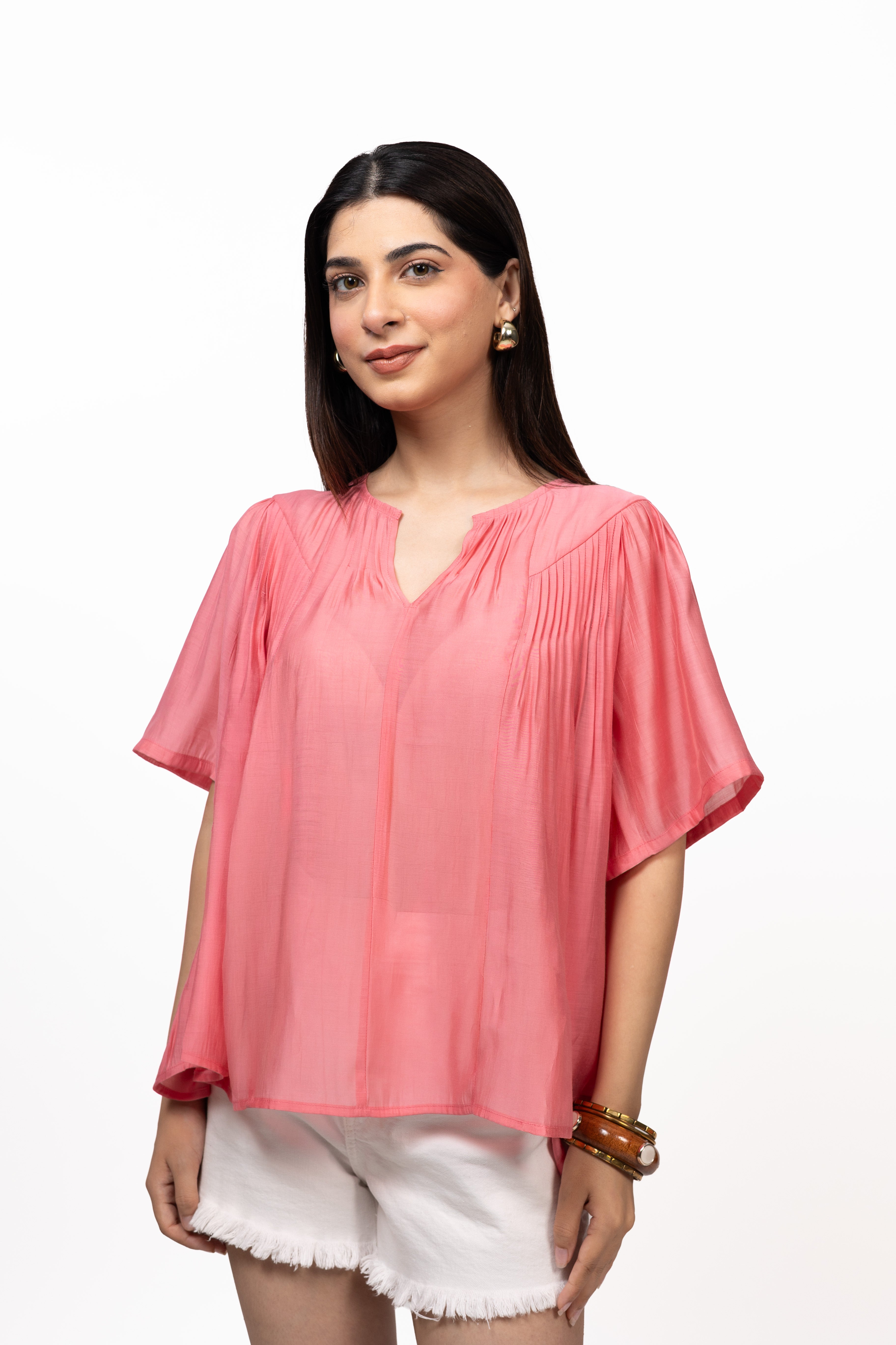 Pintuck Blouse
